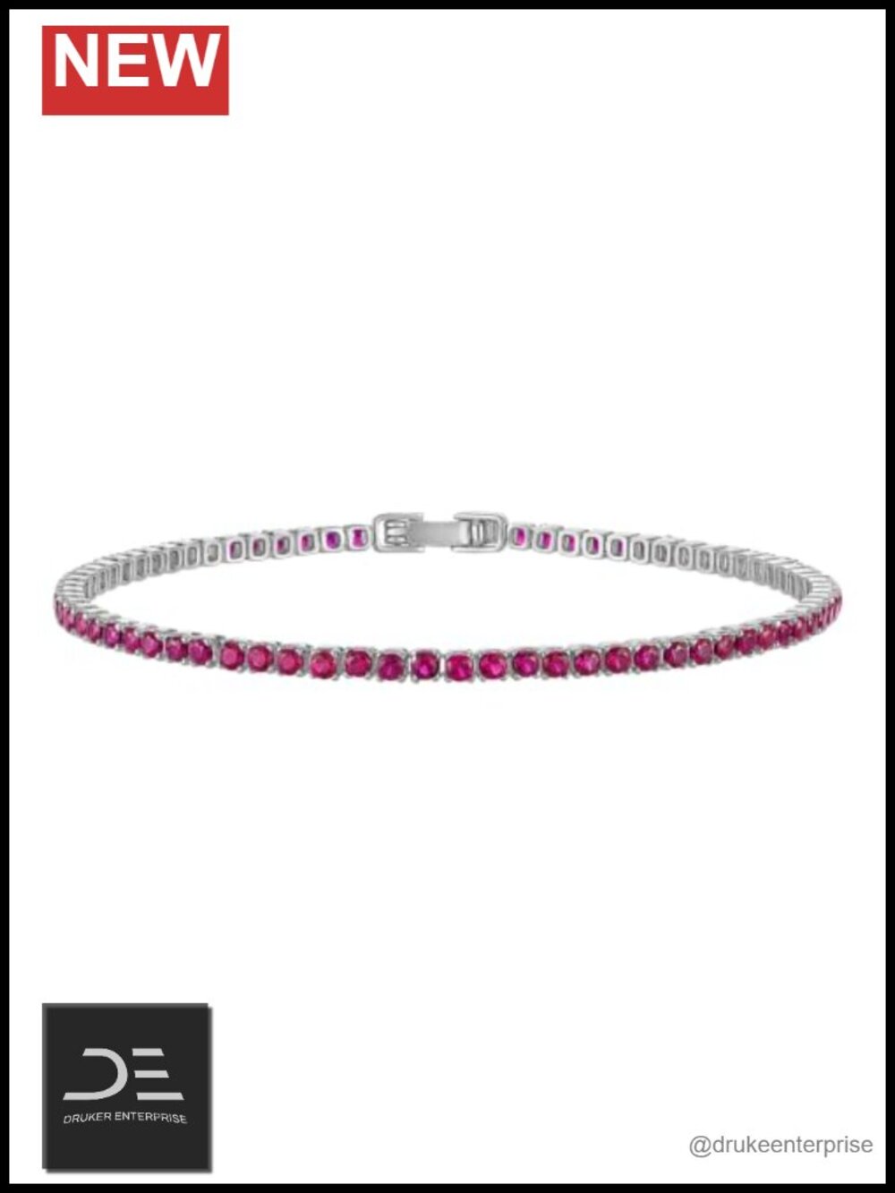 KISPER Tennis Bracelet 2mm 14K Gold Plated CZ Dainty Stackable Waterproof